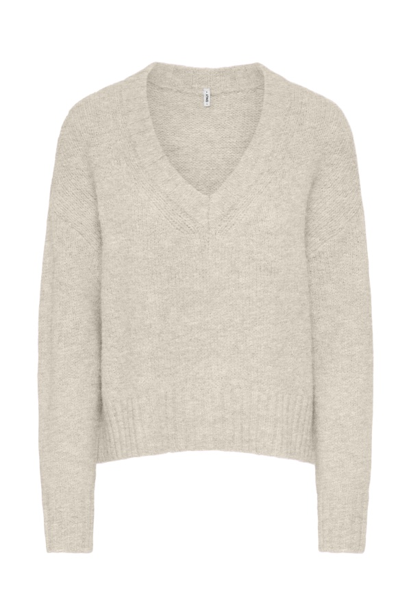 Pull Maille Coffee Birch ONLFIONA ONLY - 1 | TOPS